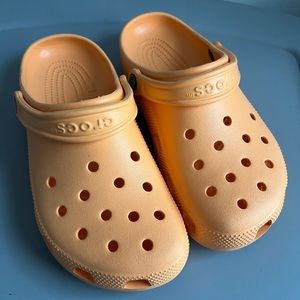 Orange Crocs